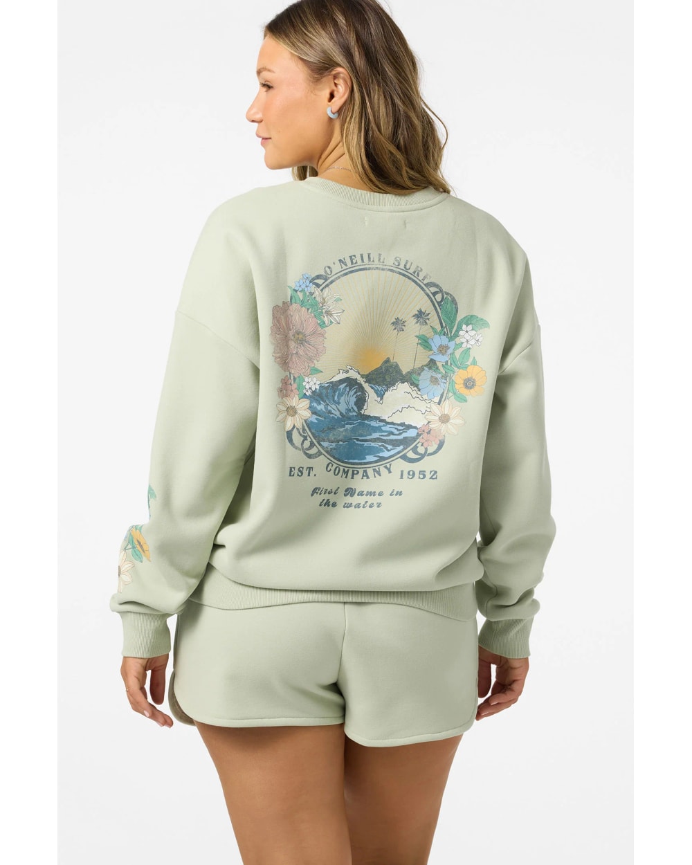 O'Neill Women's Petal Oversized Crew Neck Fleece
