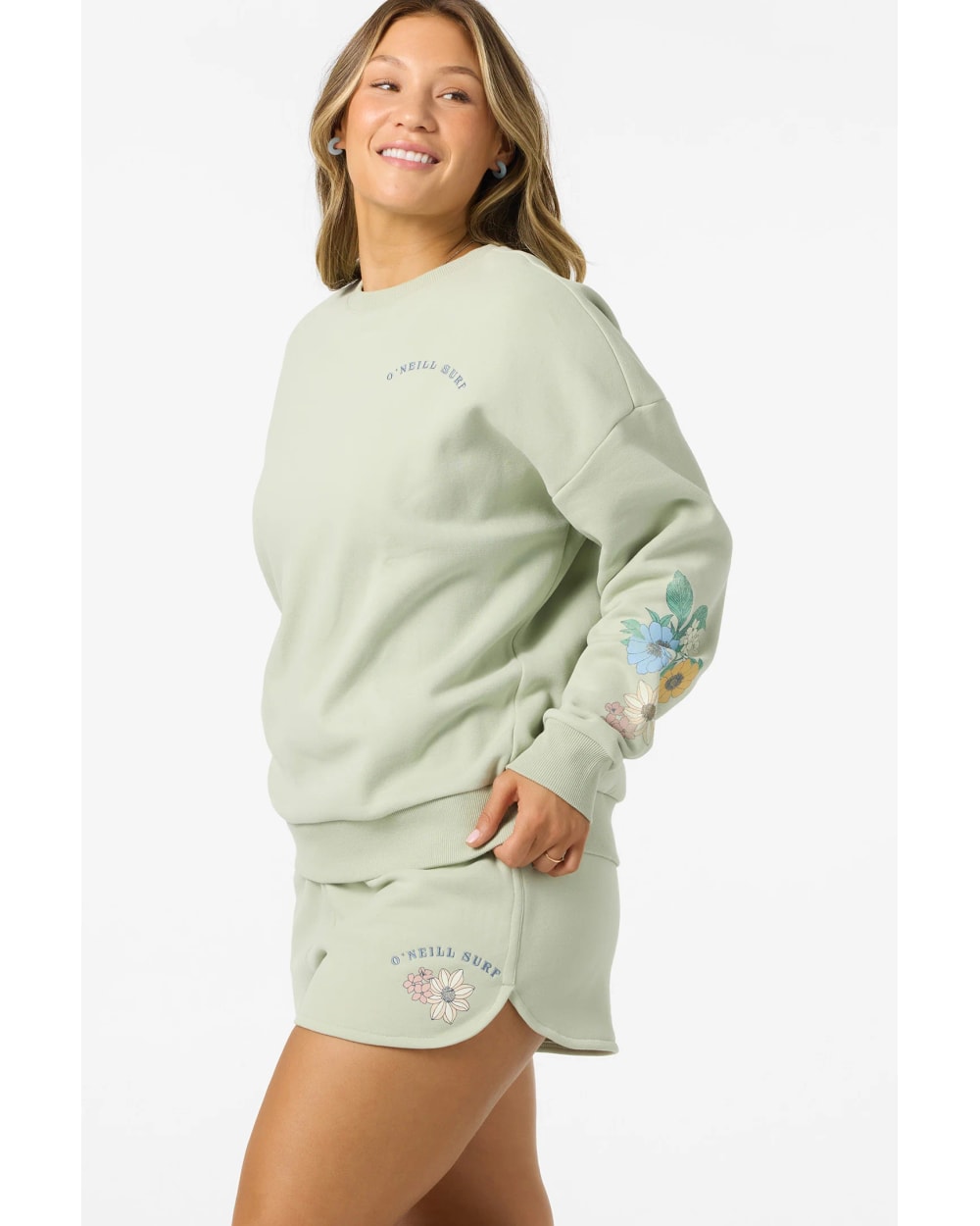 O'Neill Women's Petal Oversized Crew Neck Fleece
