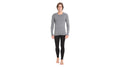 Icebreaker Men's 260 Tech Long Sleeve Crew, Gritstone Heather, front