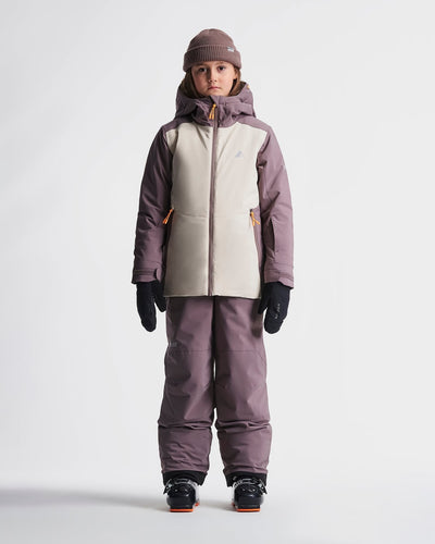 Orage Girls' Bromont Insulated Jacket - Basalte, front