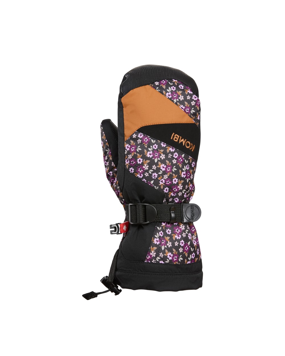 Kombi The Original Youth Mitt - DAISY FLOWER WITH CHAMOIS - front