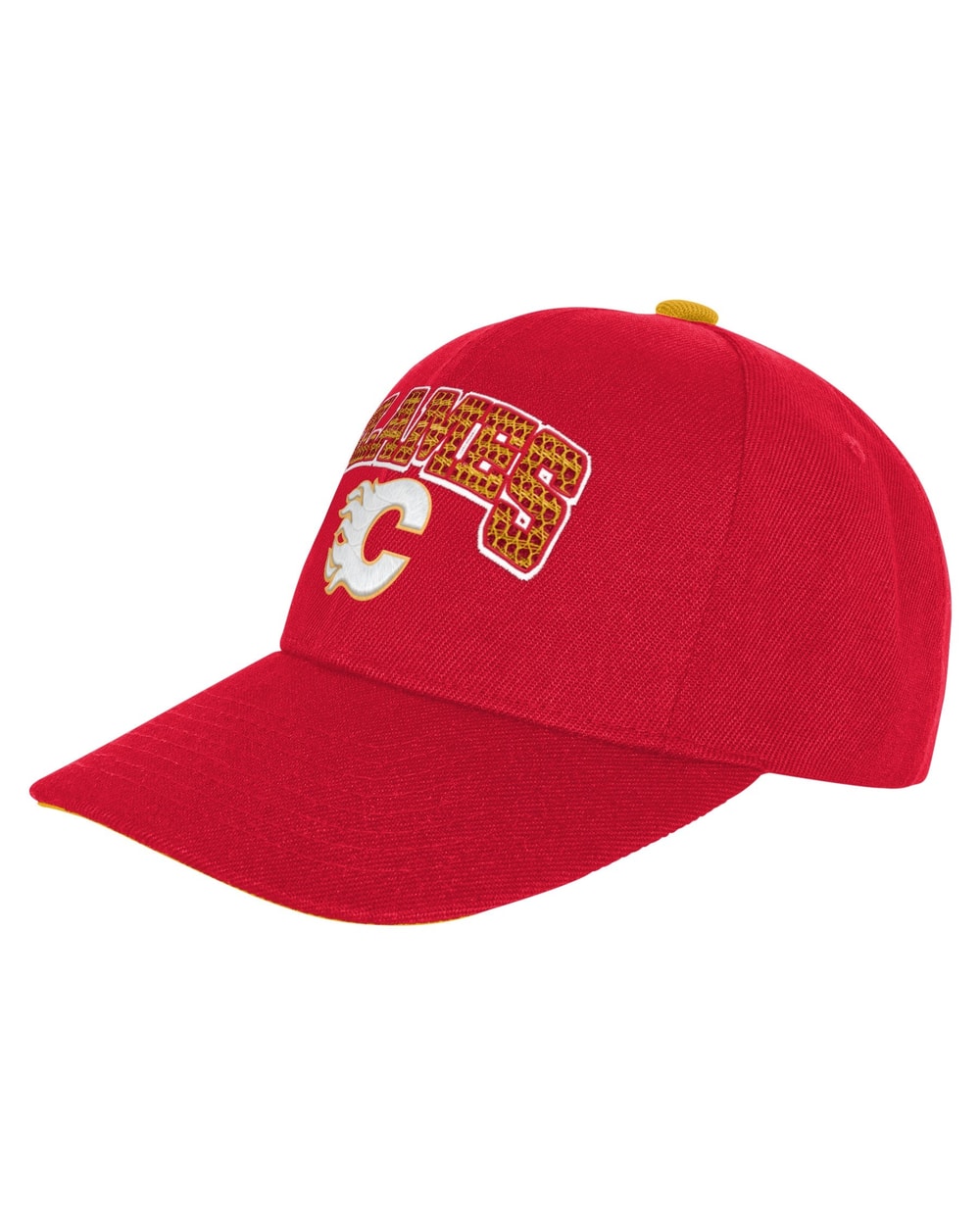 Outerstuff Calgary Flames Youth Outerstuff Essentials Pro Crown Snapback Hat