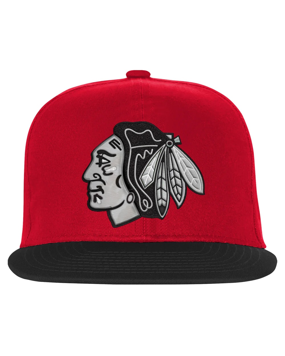 Outerstuff Chicago Blackhawks Essential Flat Brim Hat