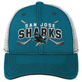 Outerstuff Youth San Jose Sharks Lockup Meshback Adjustable Hat