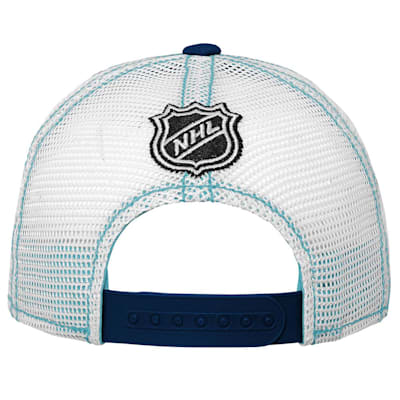 Outerstuff Youth Seattle Kraken Lockup Meshback Adjustable Hat