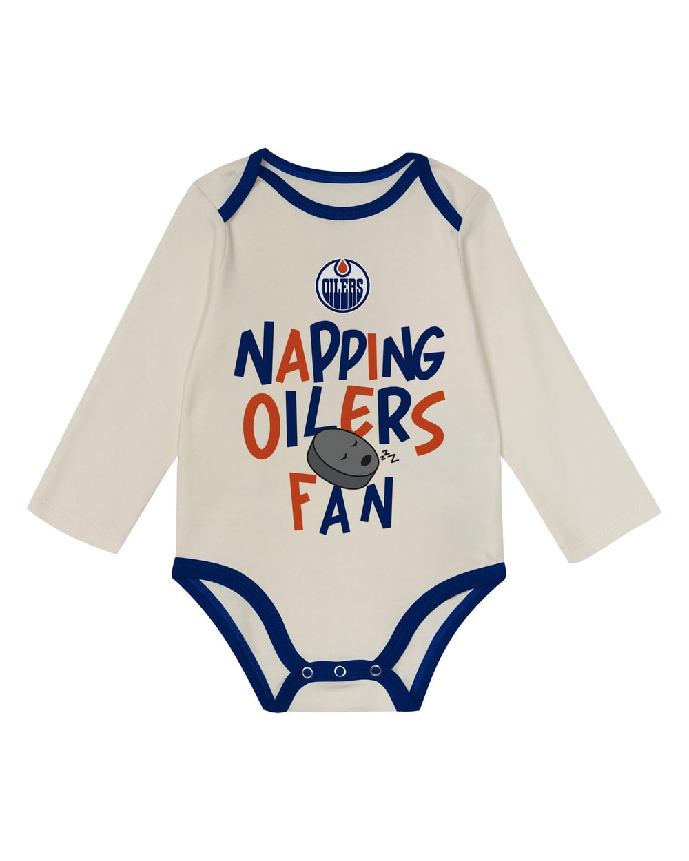 Outerstuff Infant Edmonton Oilers Little Champ 3 Piece Creeper Set