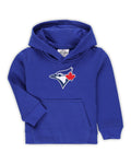 Toddler Toronto Blue Jays Royal Team Primary Logo Fleece Pullover Hoodie - front