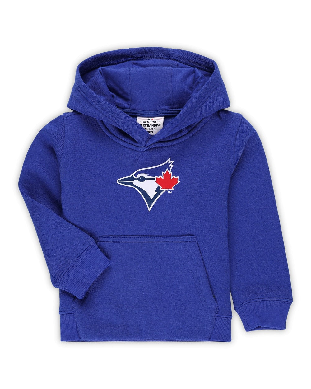 Toddler Toronto Blue Jays Royal Team Primary Logo Fleece Pullover Hoodie - front