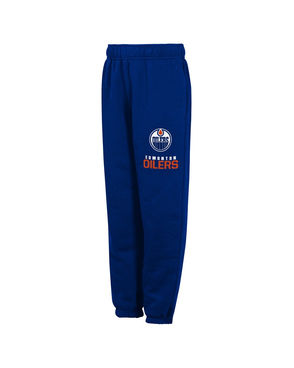 Outerstuff Youth Edmonton Oilers Instant Hit Fleece Pants - Royal, front view