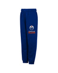 Outerstuff Youth Edmonton Oilers Instant Hit Fleece Pants - Royal, front view
