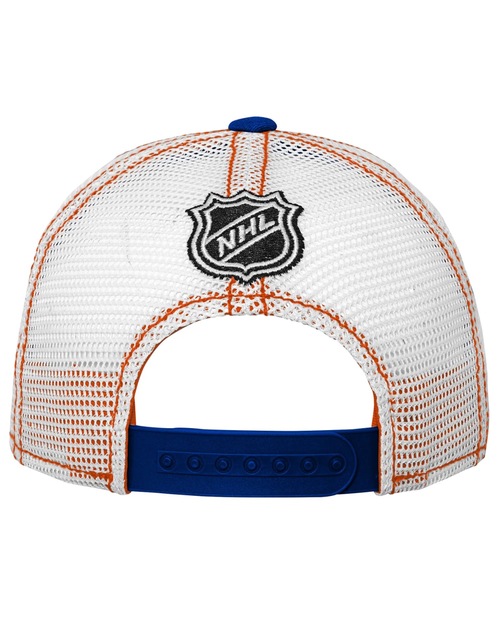 Outerstuff Youth Edmonton Oilers Lockup Meshback Adjustable Hat