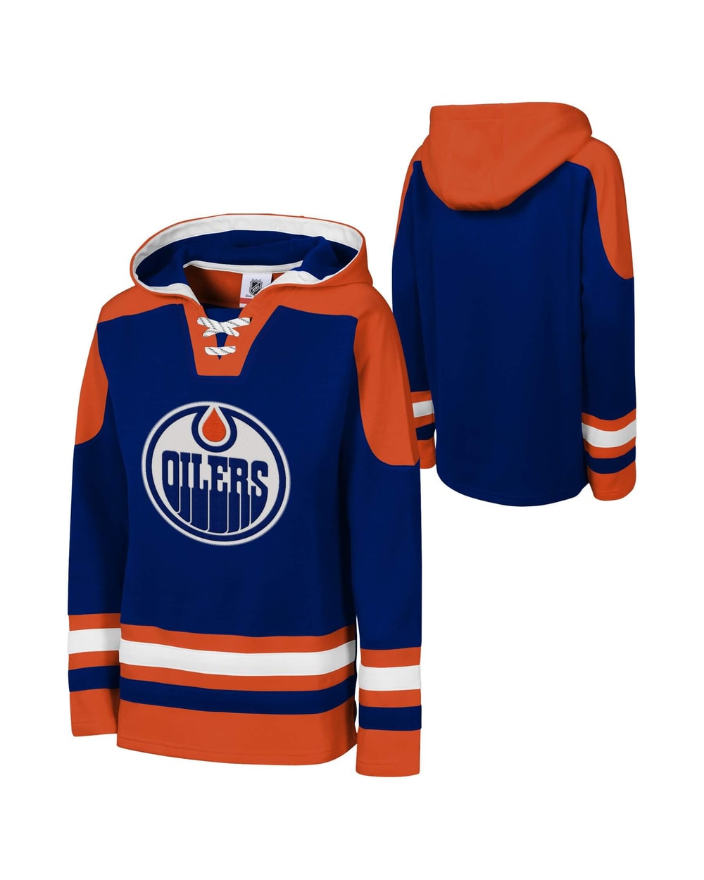 Outerstuff Youth Edmonton Oilers Ageless Must Have Lacer Hoodie