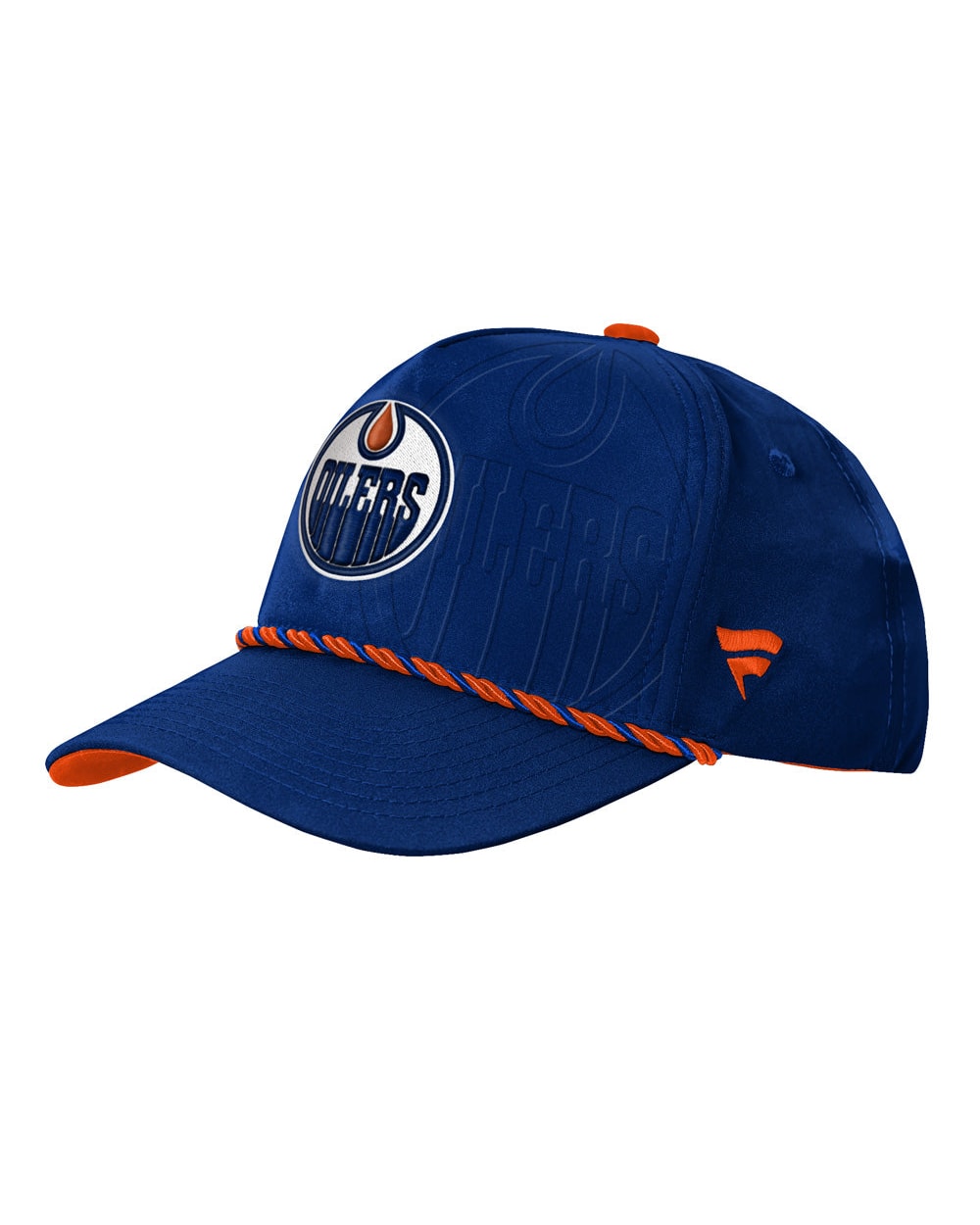 Outerstuff Edmonton Oilers 2026 NHL Draft Podium Youth Hat - three-quarter left