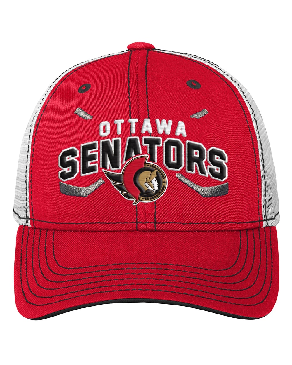 Outerstuff Youth Ottawa Senators Lockup Meshback Adjustable Hat