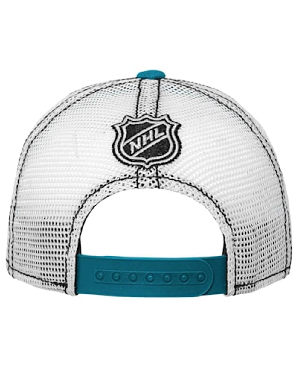 Outerstuff Youth San Jose Sharks Lockup Meshback Adjustable Hat