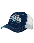 Outerstuff Youth Seattle Kraken Lockup Meshback Adjustable Hat
