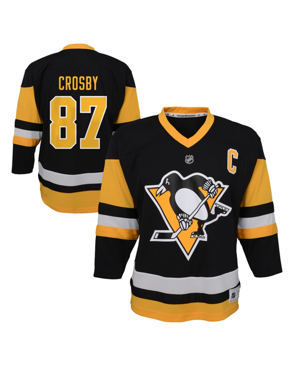Outerstuff Youth Sidney Crosby Pittsburgh Penguins Home Replica Jersey