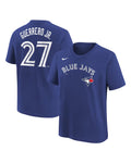 Outerstuff Youth Toronto Blue Jays Name and Number T-Shirt- Vladimir Guerrero Jr.