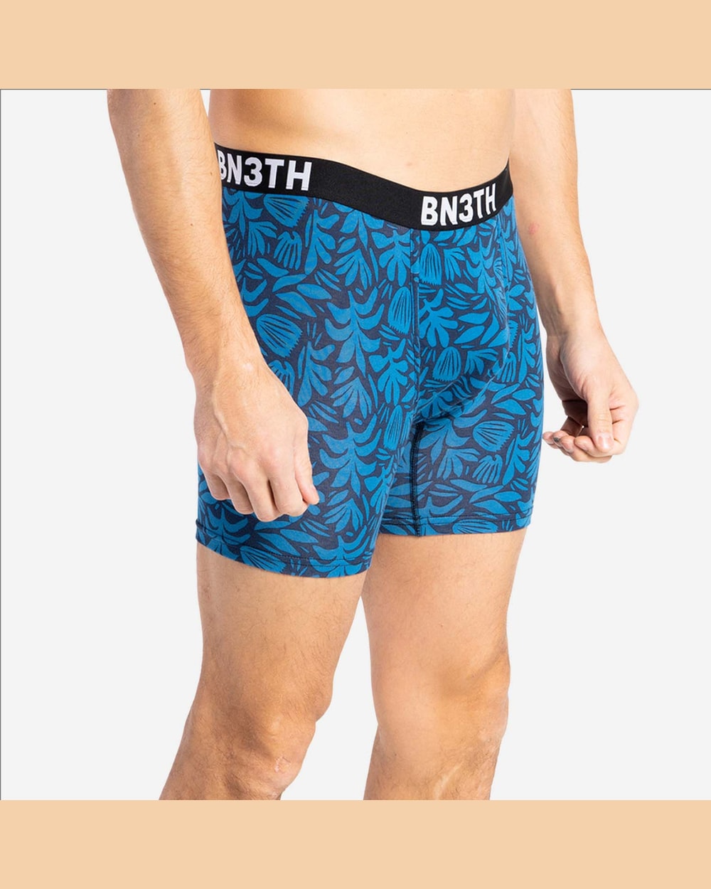 Outset Boxer Brief - Abstract Tropical Navy