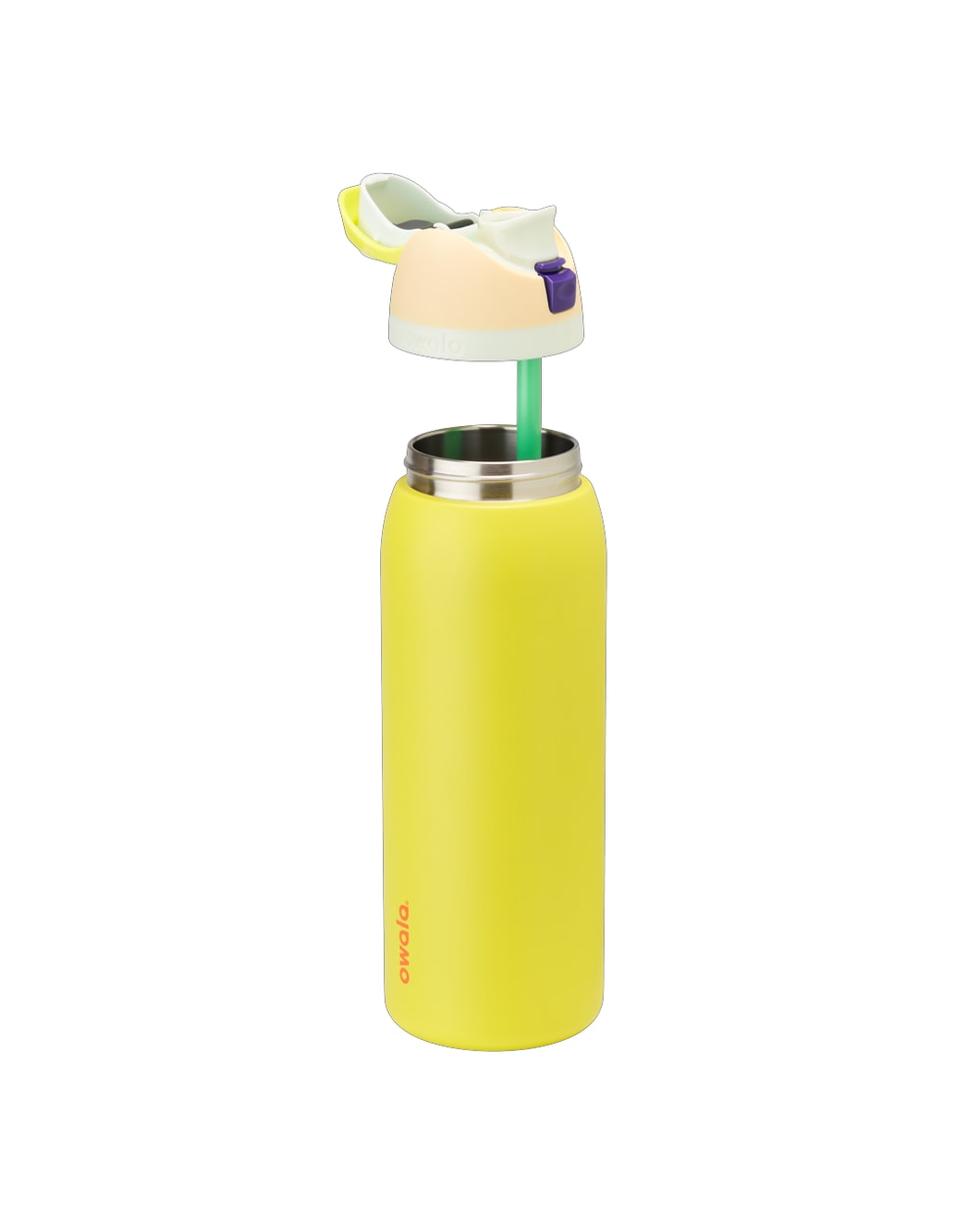Owala FreeSip® Water Bottle - 40oz - LEMON LIMEADE