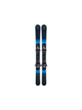 Fischer Junior Nightstick Skis with FS7 Bindings - Navy and Blue, top view