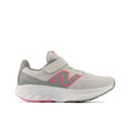New Balance Kids' 520 Hook & Loop Grey/Pink lateral