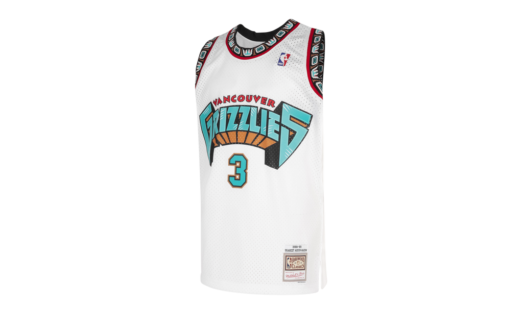 Mitchell & Ness Vancouver Grizzlies Shareef Abdur-Rahim 1998 Hardwood Classics Swingman Jersey