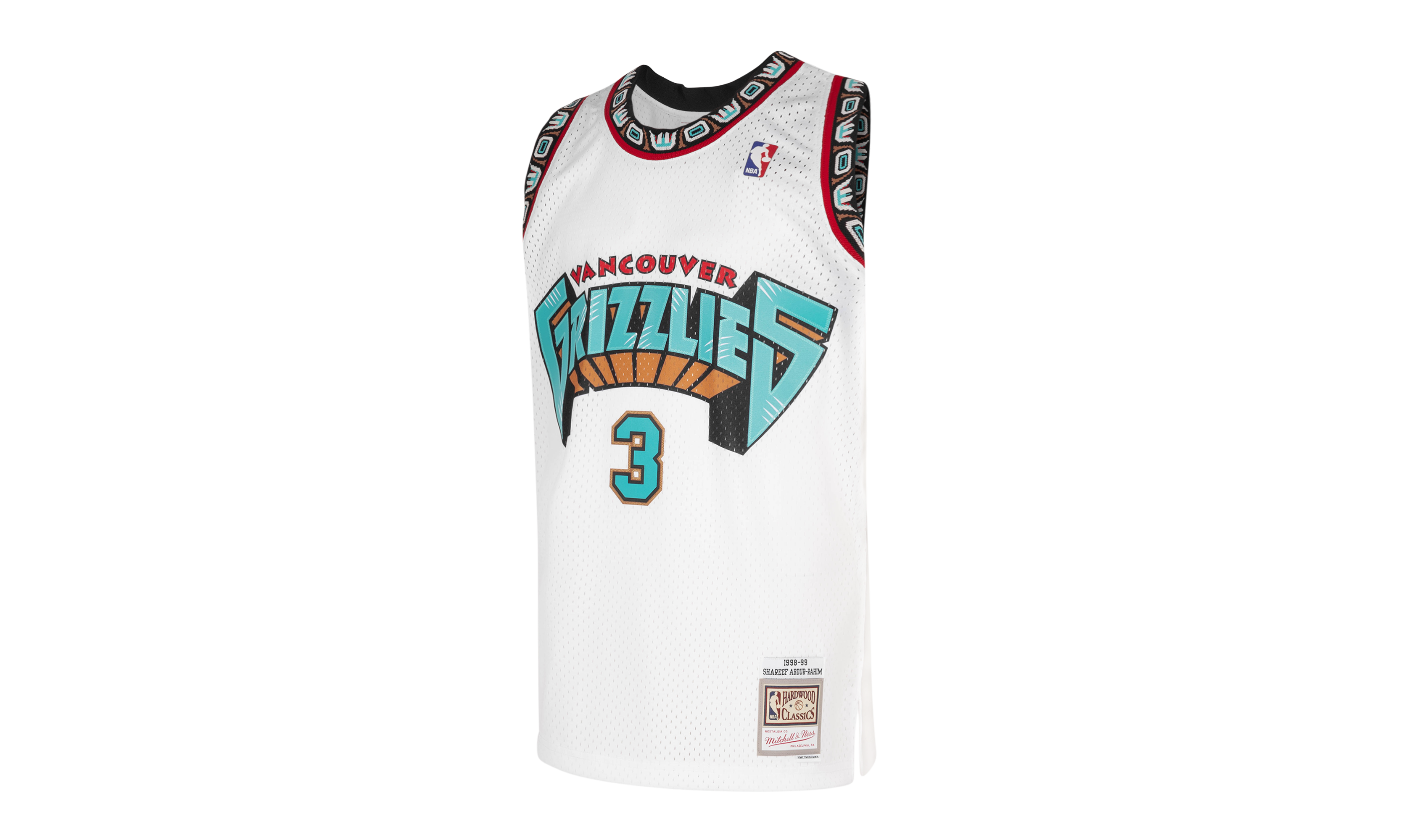 Mitchell & Ness Vancouver Grizzlies Shareef Abdur-Rahim 1998 Hardwood Classics Swingman Jersey