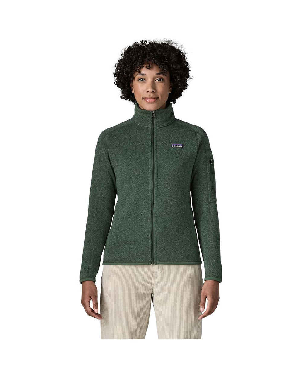 Patagonia Women's Better Sweater Fleece Jacket (2026) - CANOPY GREEN - on-model front