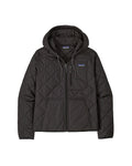 Patagonia Women's Diamond Quilted Bomber Hoody - BLACK W/BLACK