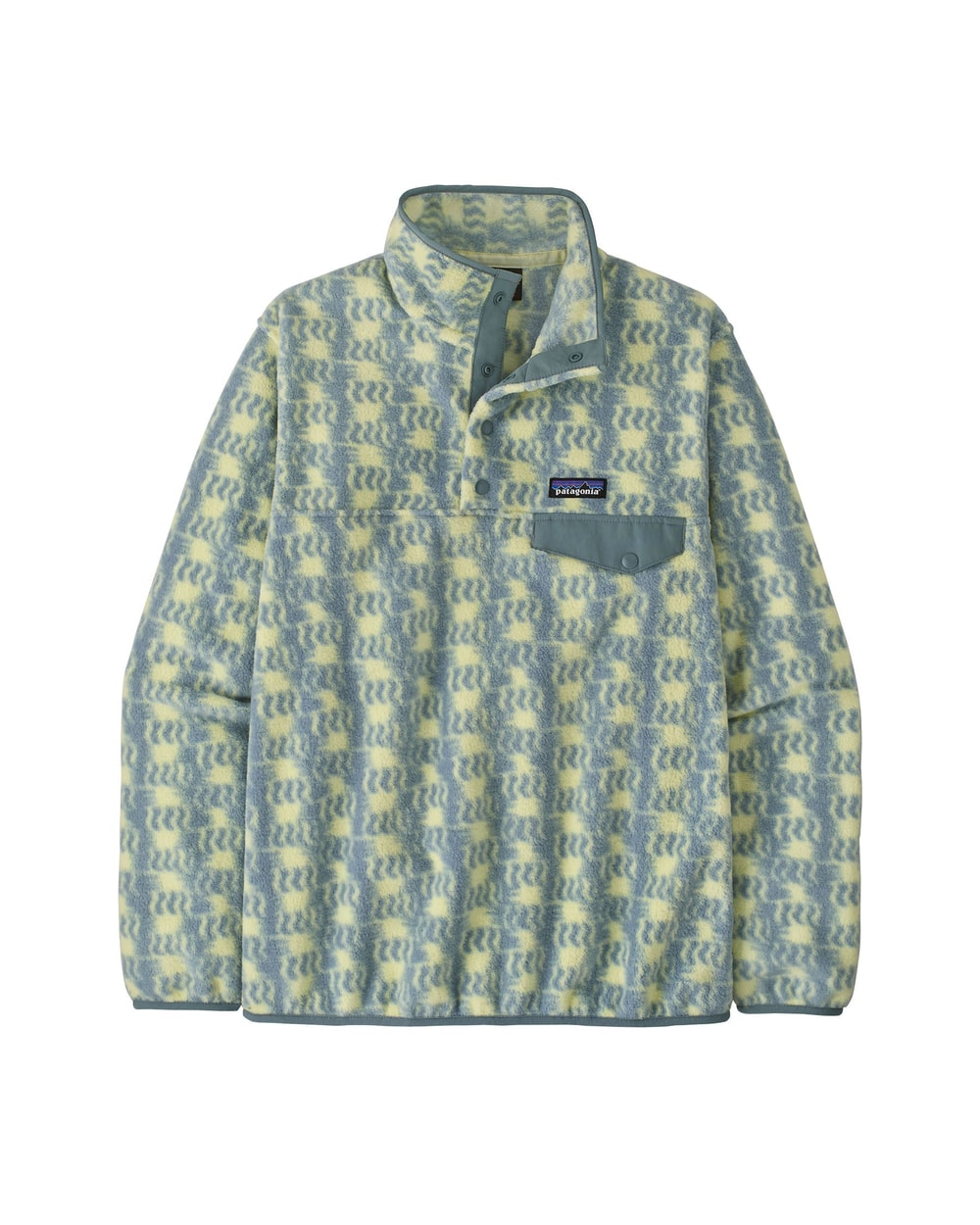 Patagonia Women's Lightweight Synchilla Snap-T Fleece Pullover (2026) - SUN QUILT: BLUE SAGE