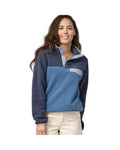 Patagonia Women's Lightweight Synchilla Snap-T Pullover Utility Blue front