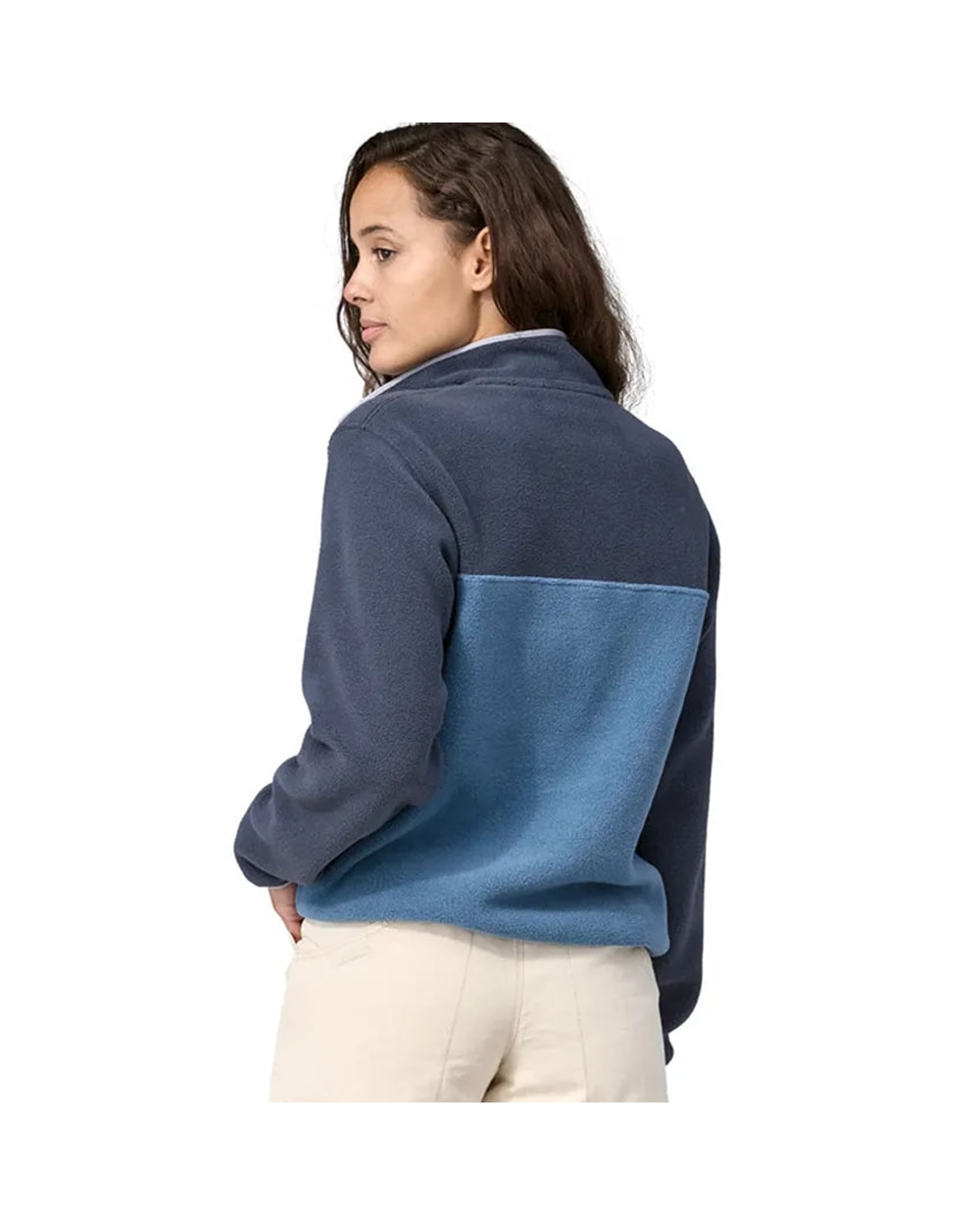 Patagonia Women's Lightweight Synchilla Snap-T Pullover Utility Blue back
