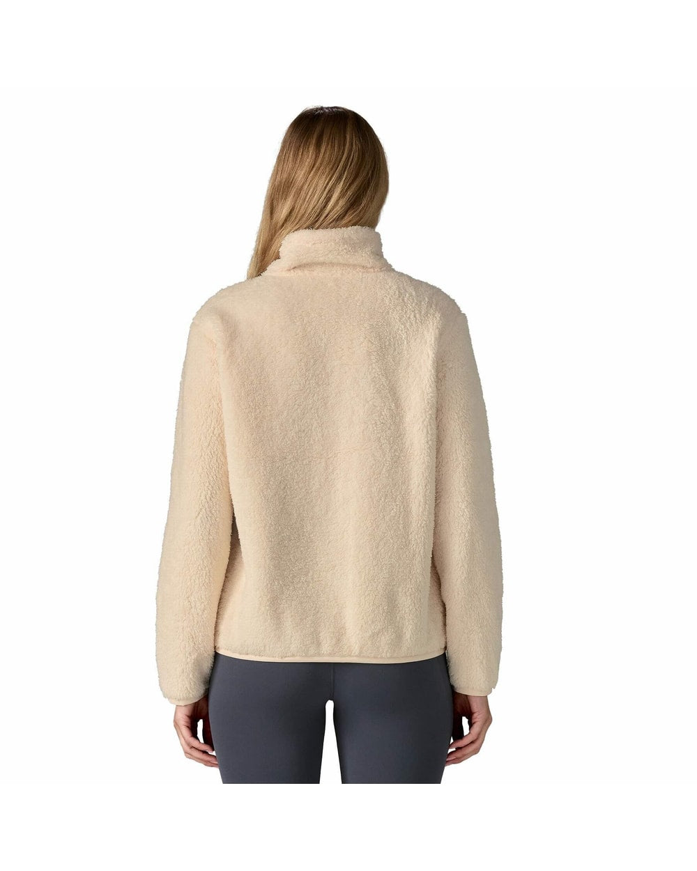 Patagonia Women's Los Gatos 1/4-Zip Fleece Pullover - NATURAL - on-model back