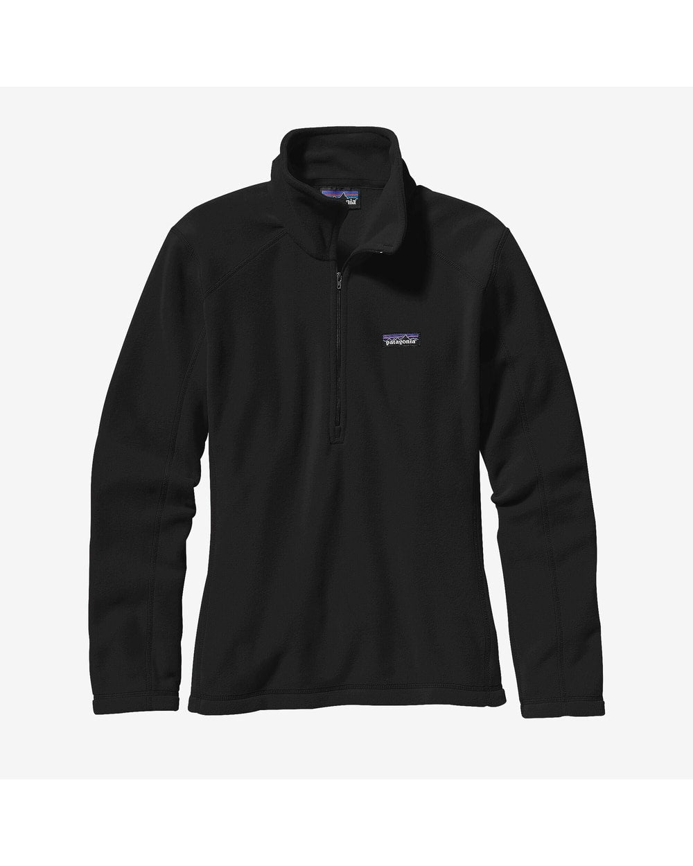 Patagonia Women's Micro D 1/4-Zip Fleece Pullover - BLACK