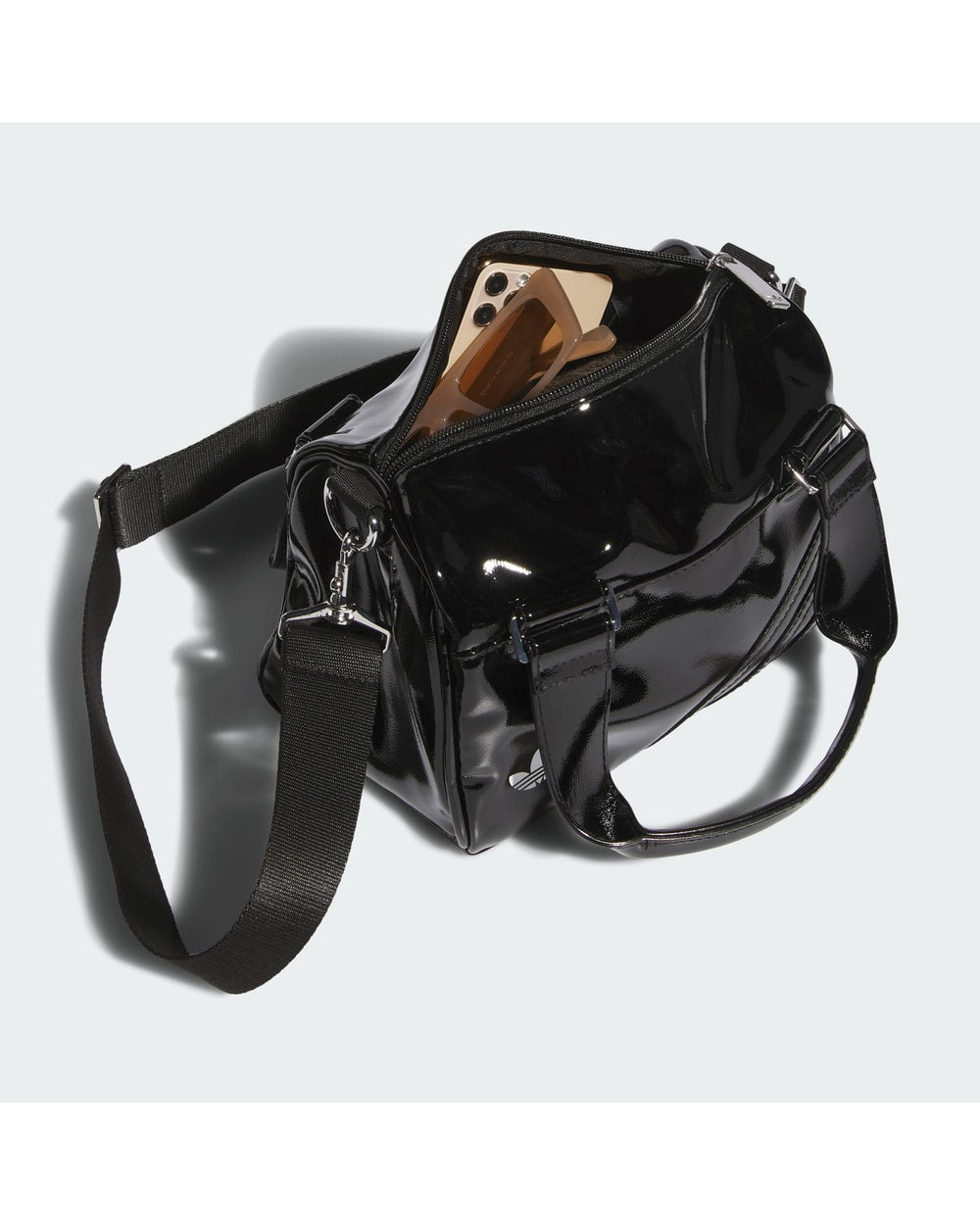 adidas Patent Trefoil Crossbody Bag
