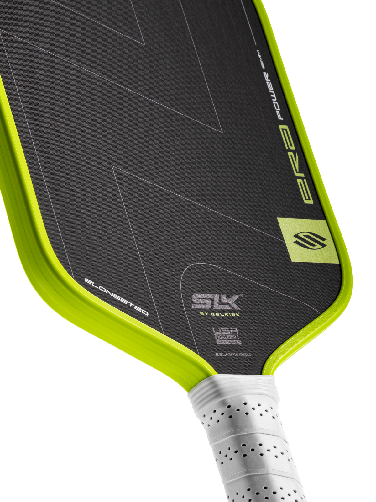 Selkirk SLK ERA Power Elongated Pickleball Paddle - Volt, face detail