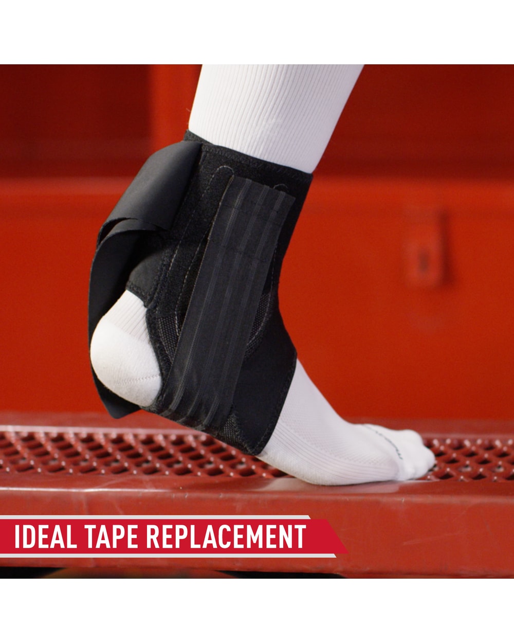 McDavid Phantom Ankle Brace with Advanced Strapping & Flex- Support Stirrup Stays