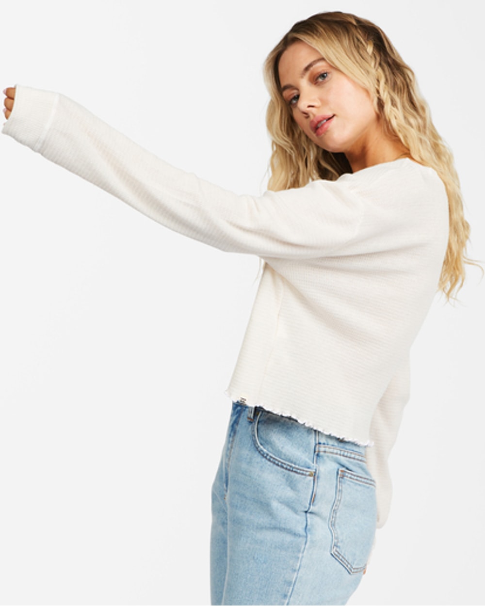 Billabong Women's Pick Me Up Waffle Knit