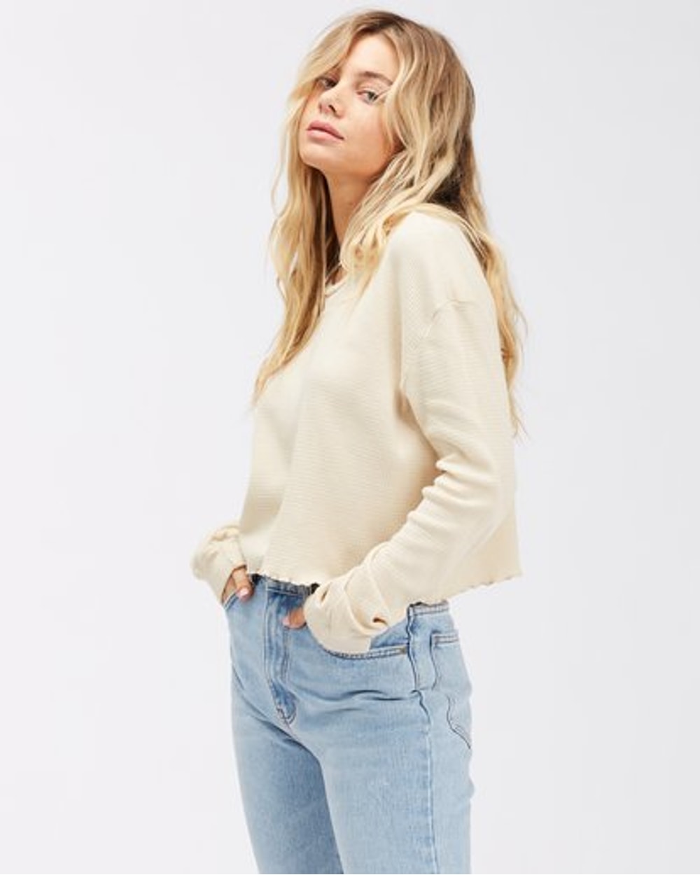 Billabong Women's Pick Me Up Waffle Knit