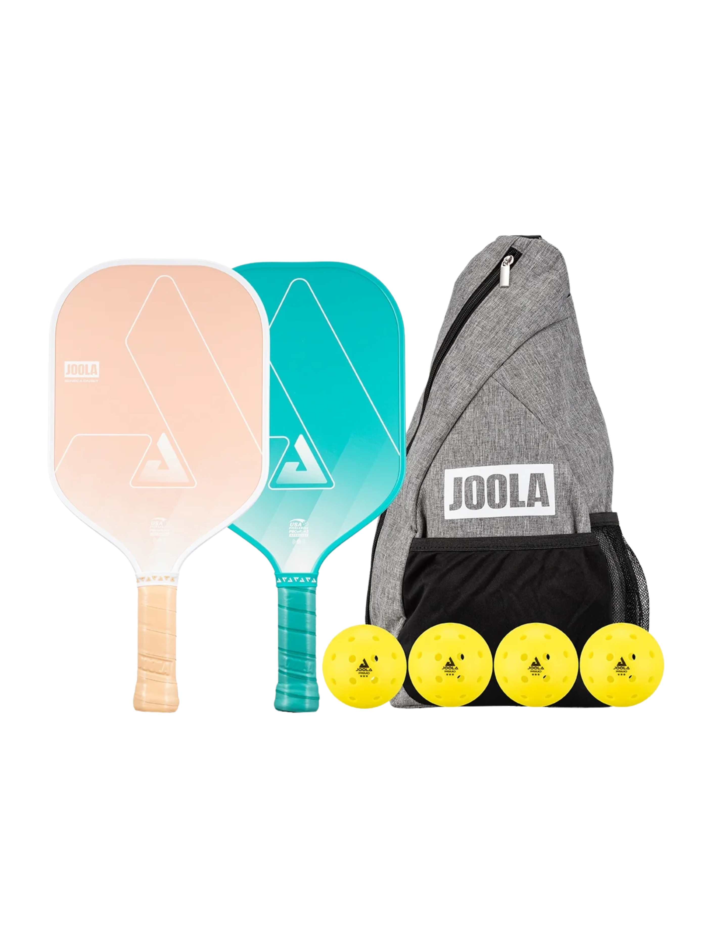 Joola Seneca Onset Pickleball Pack - Coastal - full pack contents