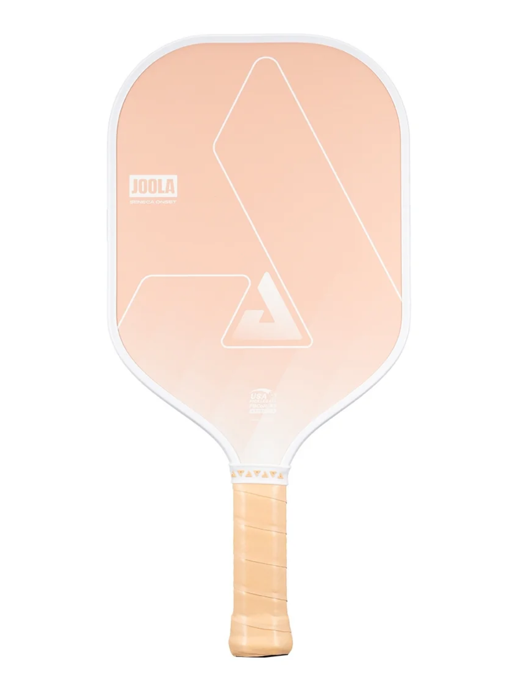 Joola Seneca Onset Pickleball Pack - Coastal - peach paddle face