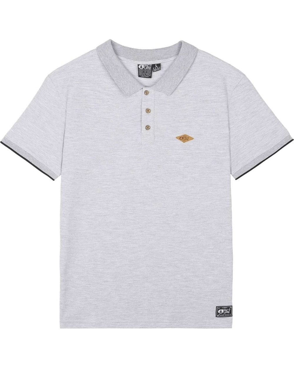 Picture Delo Polo Grey Melange - front