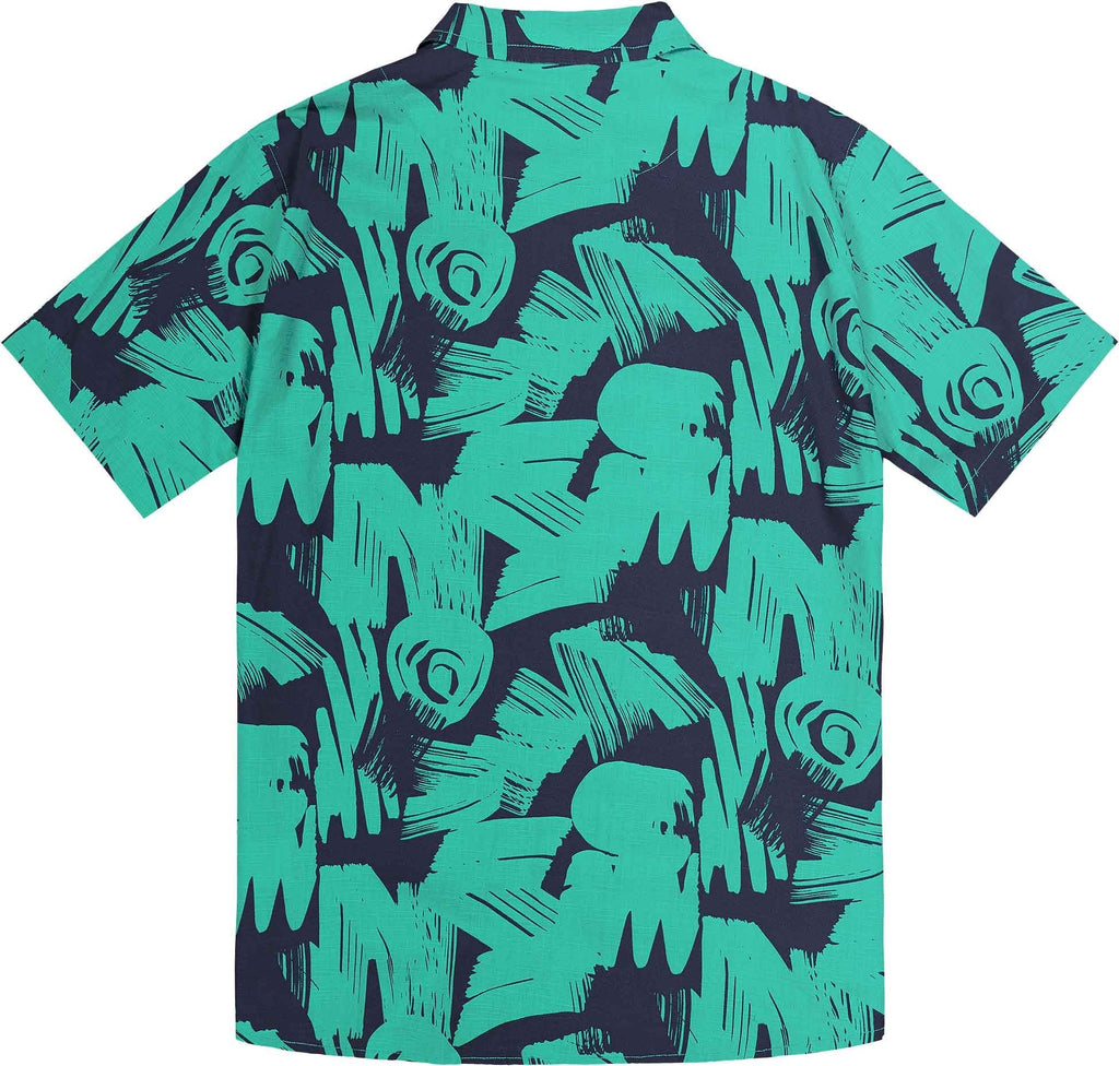 Picture Mataikona SS Shirt Atlantic Coast Print - back