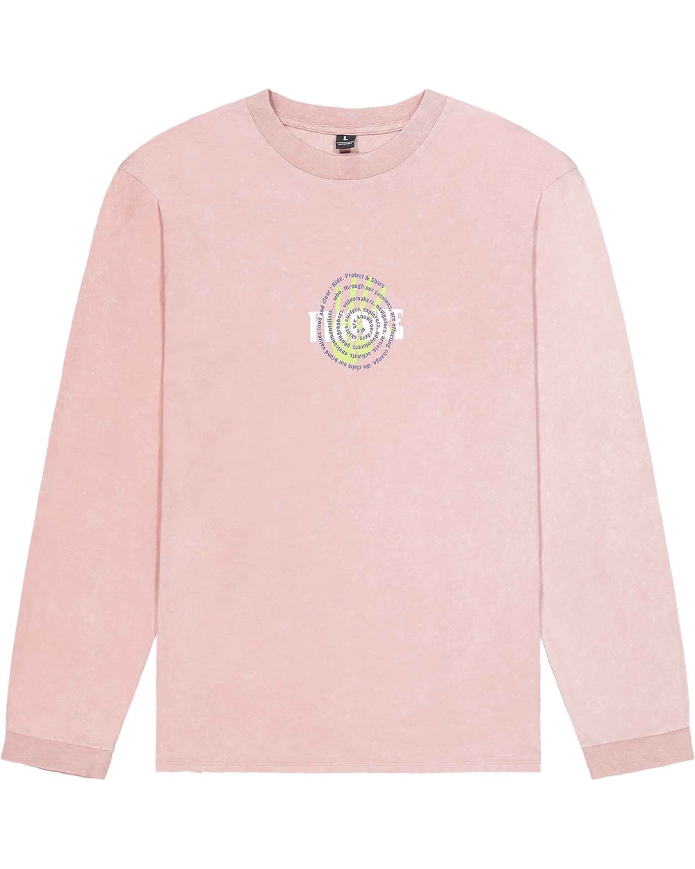 Picture Ofiters LS Tee Woodrose Washed - front