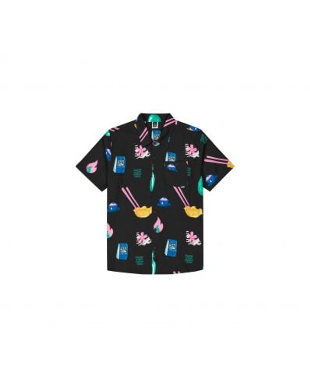 Picture Mataikona SS Shirt Daily Japan Print - flat