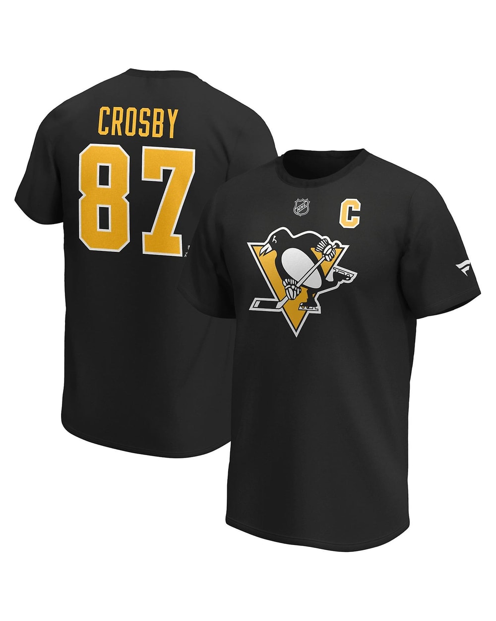 Fanatics Pittsburgh Penguins Authentic Stack Men's Tee - Crosby