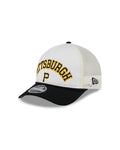 Pittsburgh Pirates Chrome Arch 9FORTY M-Crown A-Frame Trucker Hat