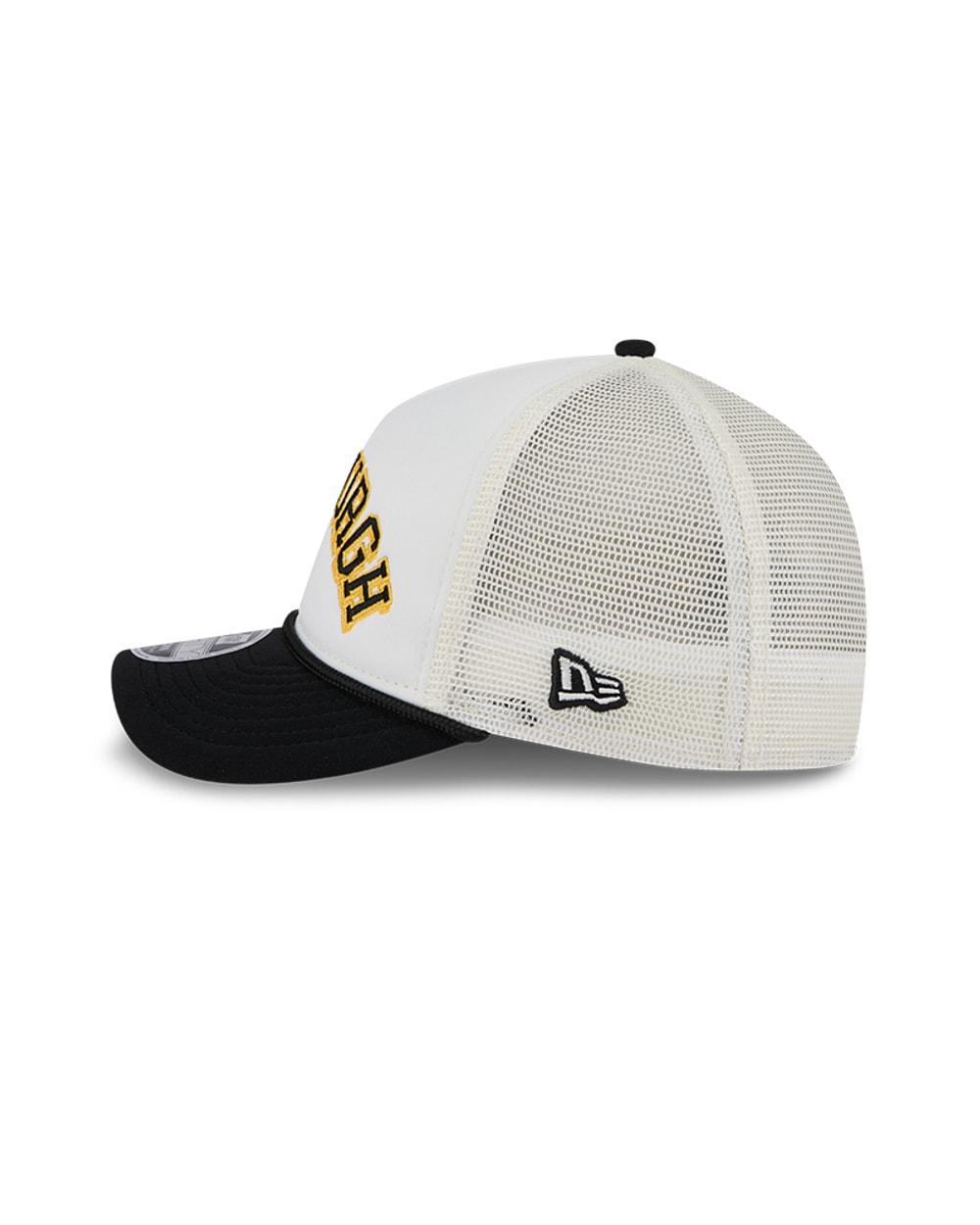 Pittsburgh Pirates Chrome Arch 9FORTY M-Crown A-Frame Trucker Hat