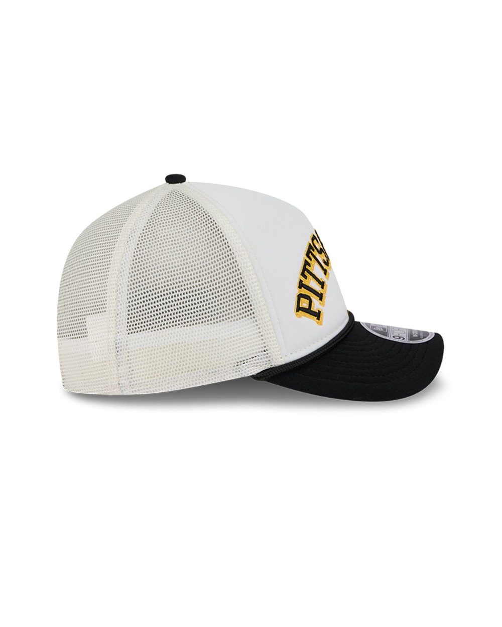 Pittsburgh Pirates Chrome Arch 9FORTY M-Crown A-Frame Trucker Hat